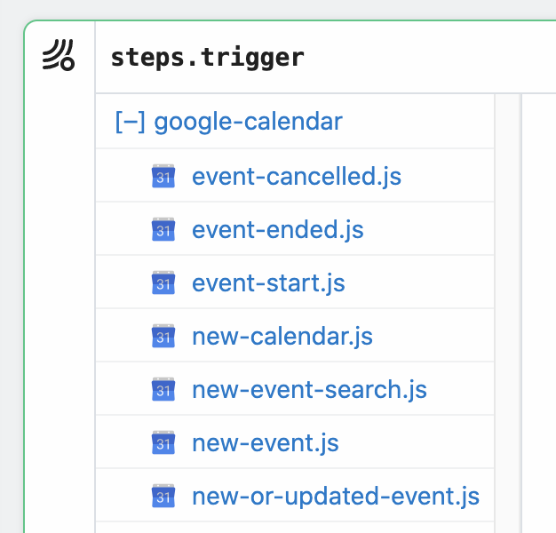 Google Calendar sources